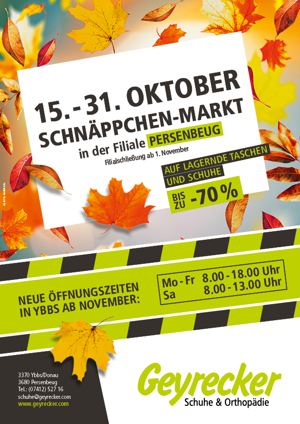 Read more about the article Schnäppchenmarkt in Persenbeug