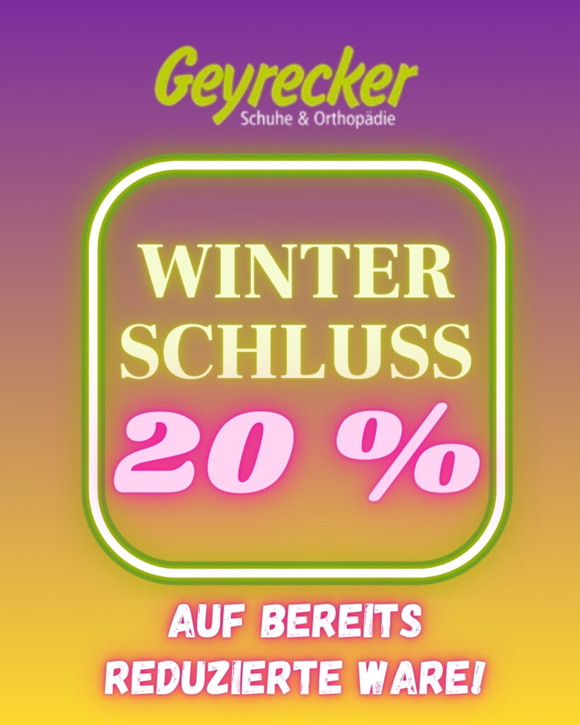 Winterschlussverkauf 20. und 21.2.2026