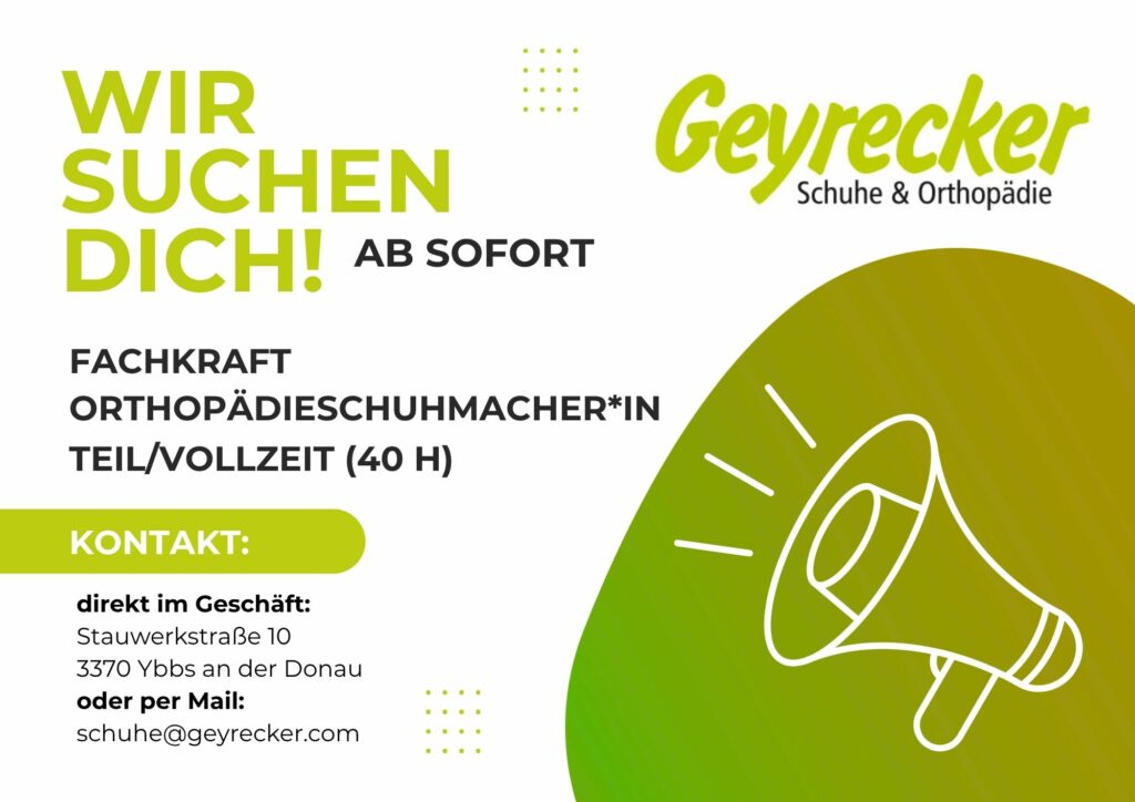 Wir suchen dich, Orthopädieschuhmacher*in
